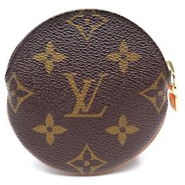 Louis Vuitton-NEW ROUND LOUIS VUITTON PURSE IN BROWN MONOGRAM CANVAS PURSE-Brown