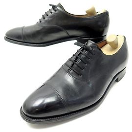 JOHN LOBB CITY SCHUHE SCHWARZES LEDER 8.5E 42.5 SCHUHE SCHUHE Schwarz