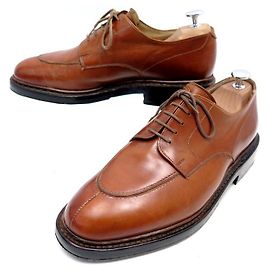 AVIGNON PARABOOT-SCHUHE 6.5 40.5 BRAUNE LEDER-DERBY-SCHUHE Braun