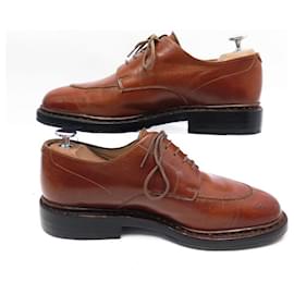 Paraboot-AVIGNON PARABOOT SHOES 6.5 40.5 BROWN LEATHER DERBY SHOES-Brown