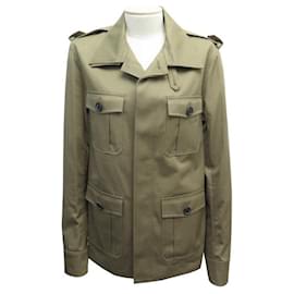 Christian Dior-NEW DIOR SAHARAN JACKET JACKET 5EH1042693 M 50 SLIMANE COTTON JACKET-Beige