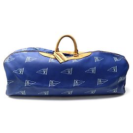 LOUIS VUITTON PLEIN AIR LONG KEEPALL LV AMERICA'S CUP BAG Blue