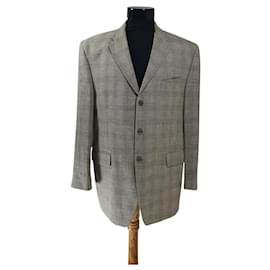 Dkny Blazer de algodão e lã Multicor