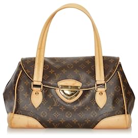 Louis Vuitton-Louis Vuitton Brown Monogramm Beverly GM-Braun