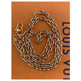 Alça de ombro removível em corrente dourada Louis Vuitton Dourado