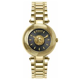 Orologio Versus Versace Brick Lane Leone con bracciale D'oro Metallico