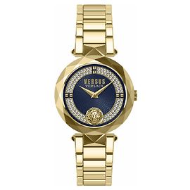Versus Versace Covent Garden Relógio com pulseira de cristal Dourado Metálico
