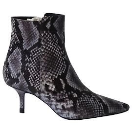 Botines Anine Bing de piel con estampado Phyton Otro