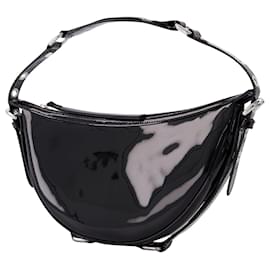 Autre Marque-Gib Bag in Black Patent Leather-Black