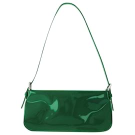 By Far-Dulce Bag in Green Patent Leather-Green