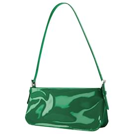 By Far-Dulce Bag aus grünem Lackleder-Grün