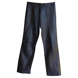 Dior-Pants, leggings-Dark brown