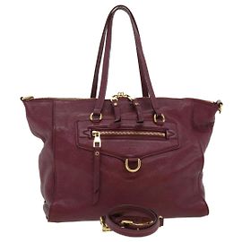 LOUIS VUITTON Monogram Empreinte Lumineuse PM Einkaufstasche Lila M94046 Auth 30657 Lila