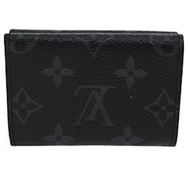Louis Vuitton-LOUIS VUITTON Monogram Eclipse Discovery compact wallet Wallet M67630 auth 30813-Other