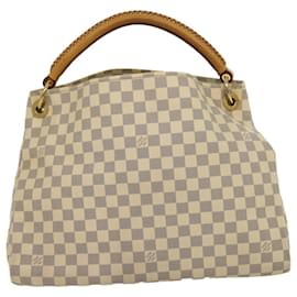 Louis Vuitton-LOUIS VUITTON Damier Azur Artsy MM Shoulder Bag N41174 LV Auth 30735-Other