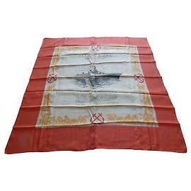 auténtica plaza hermès "jeanne d arc cruiser school" que data de 1951 Naranja