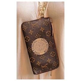 Louis Vuitton-Cartera Louis Vuitton Complice Trunks & Bags de edición limitada-Castaño