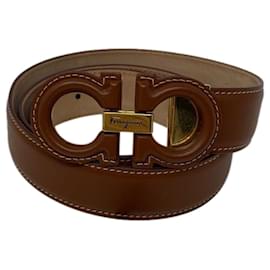 Salvatore Ferragamo-salvatore ferragamo belt-Brown