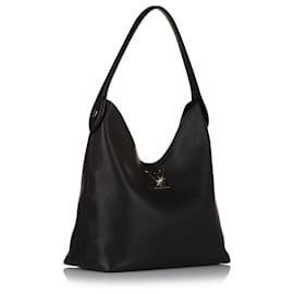 Louis Vuitton-Louis Vuitton Black Lockme Hobo-Black