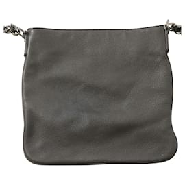 Kate Spade-Kate Spade Jackson Zip Crossbody Bag in Grey Leather-Grey