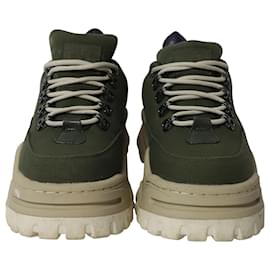 Autre Marque-Eytys Chunky Angel Sneakers aus armeegrünem Canvas-Grün