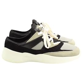 Fear of God-Fear Of God Essentials Backless Distance Sneakers in Black Suede-Black