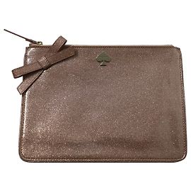 Pochette à paillettes Kate Spade Jitterbug en polyester rose Marron Rose