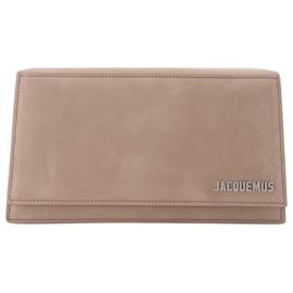Jacquemus-Le Bambino Homme in Beige Leather-Beige