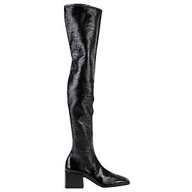 Courreges Botas Ajustadas Vinyl Ac en Negro Negro