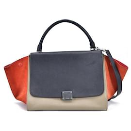 Céline-Trapeze Leather Shoulder Bag-Multiple colors