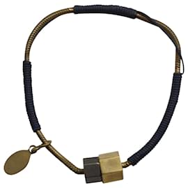 Lanvin-Lanvin Dehnbares Armband aus bronzefarbenem Metall-Metallisch,Bronze