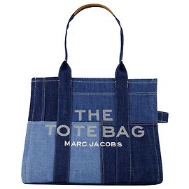 Marc Jacobs A bolsa grande em lona jeans azul Azul