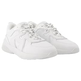 Hogan-H597 Sneakers Allacciato H en Cuir Blanc-Blanc