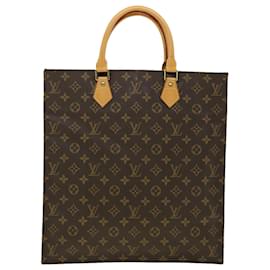 Louis Vuitton-LOUIS VUITTON Monogram Sac Plat Hand Bag M51140 LV Auth 30997-Other
