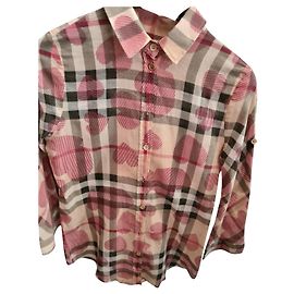 Burberry Brit Tops Rosa Beige