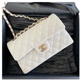 Bolsa Chanel Caviar Branco