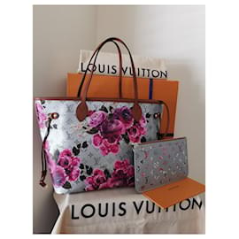 Louis Vuitton-Bolsa Louis Vuitton Neverfull MM LV Garden cápsula-Multicor