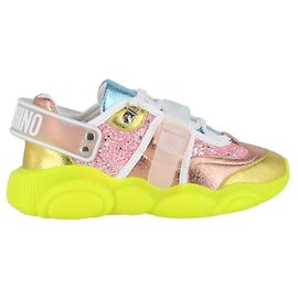 Zapatillas Moschino Roller Skates Teddy Rosa