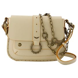 Zadig & Voltaire Kate Smooth in pelle nera Beige