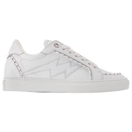 ZV1747 Baskets - Zadig & Voltaire - Blanc - Cuir Blanc