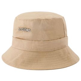 Jacquemus Cappello a secchiello Le Bob Gadjo in tela beige Beige
