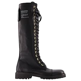 Zadig & Voltaire-Joe Boot Smooth Cowskin in black leather-Black