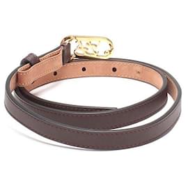 Fendi-Leather belt-Brown