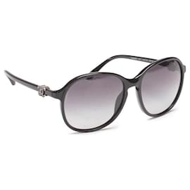 Chanel-CC Oversized Gradient  Sunglasses-Black
