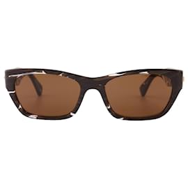 Bottega Veneta-Sunglasses In Brown Acetate-Brown