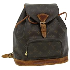 Louis Vuitton-LOUIS VUITTON Monogram Montsouris MM Backpack M51136 LV Auth bs1592-Brown
