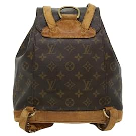 Louis Vuitton-LOUIS VUITTON Monogram Montsouris MM Backpack M51136 LV Auth bs1592-Brown
