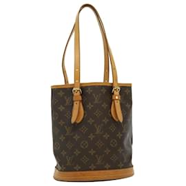 Louis Vuitton-LOUIS VUITTON Monogram Bucket PM Shoulder Bag M42238 LV Auth pt4002-Other