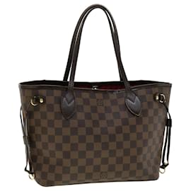 Louis Vuitton-LOUIS VUITTON Damier Ebene Neverfull PM Tote Bag N51109 LV Auth 31042-Other