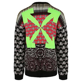 Off White-Persian Fantasy Wool Sweater-Multiple colors